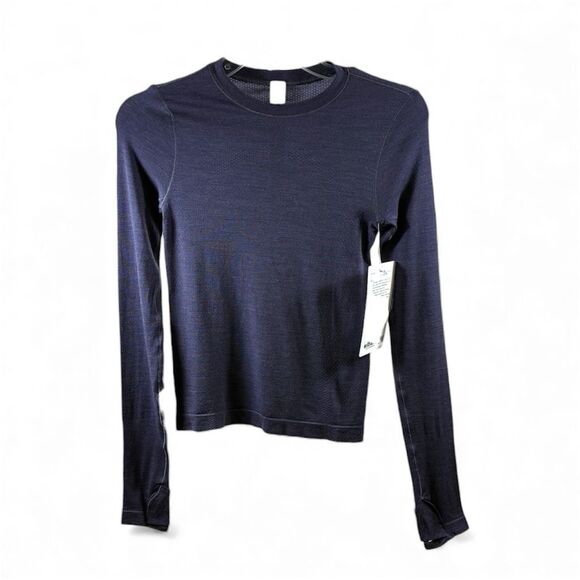 Lululemon NWT Swiftly Wool Long Sleeve Size XXS - Picture 1 of 8